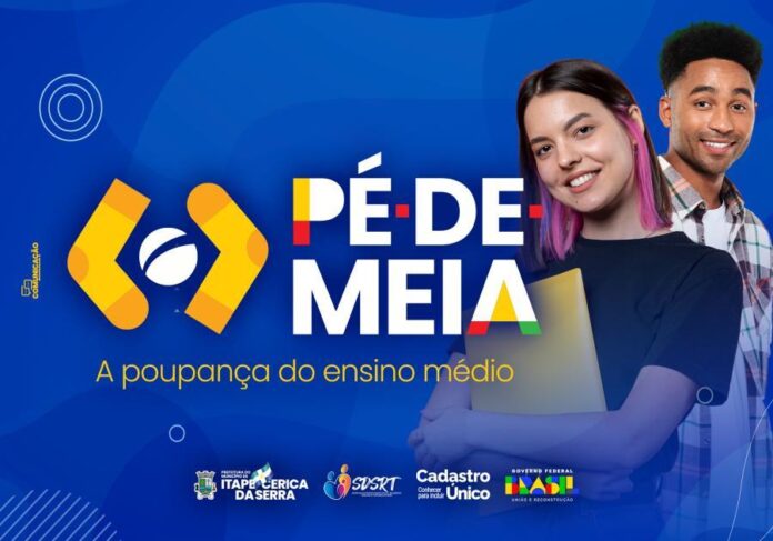 O Pé-de-Meia é um programa de incentivo financeiro-educacional, na modalidade de poupança-0