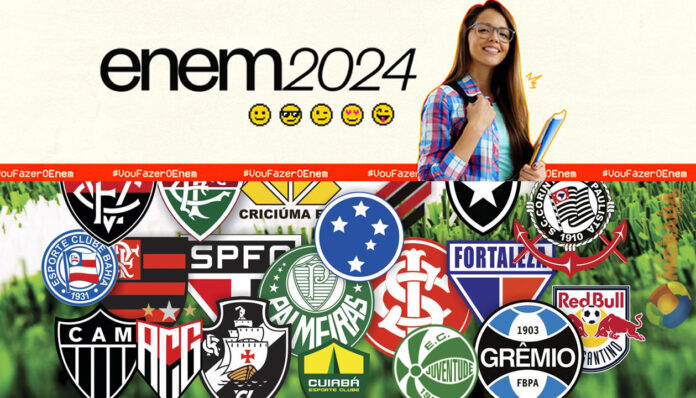 Enem 2024: MEC e CBF se unem para divulgar inscrições